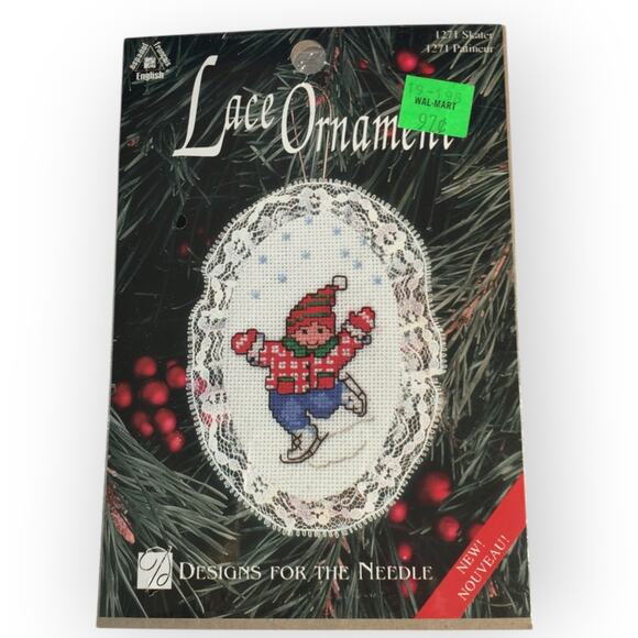 Designs for the Needle Christmas Ornament Cross Stitch Kit Ice Skater - Picture 3 of 9